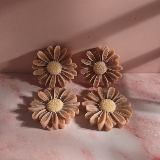 Soy Wax Melt Set with 4 Flowers